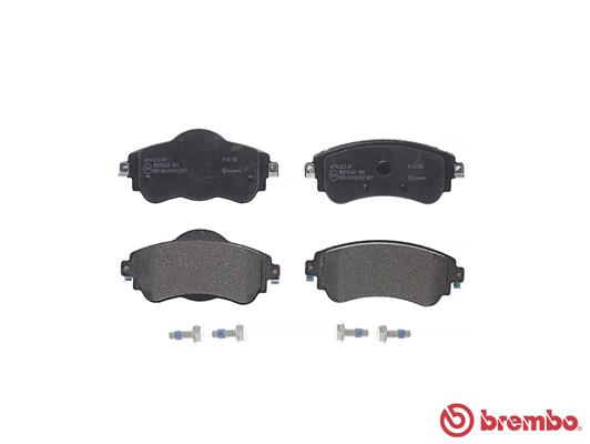 A.B.S. P 61 105 BREMBO Bremsbelagsatz, Scheibenbremse